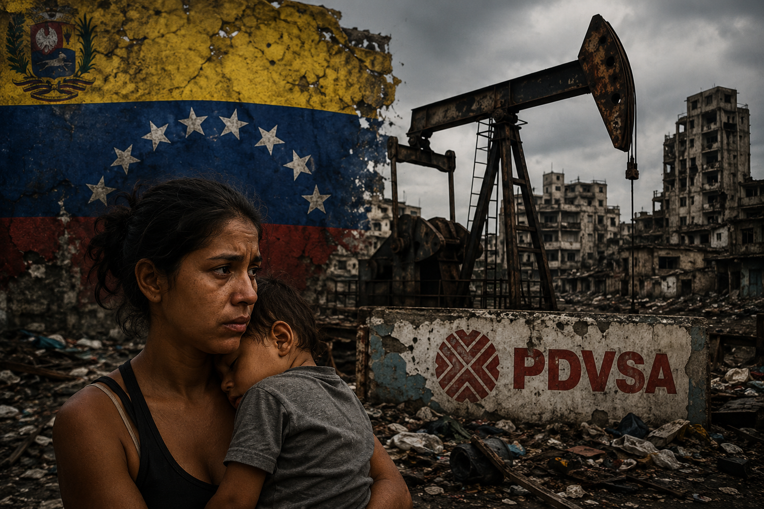Venezuela in Ruins: Oil, State Control and the Human Cost of Decades of Collapse