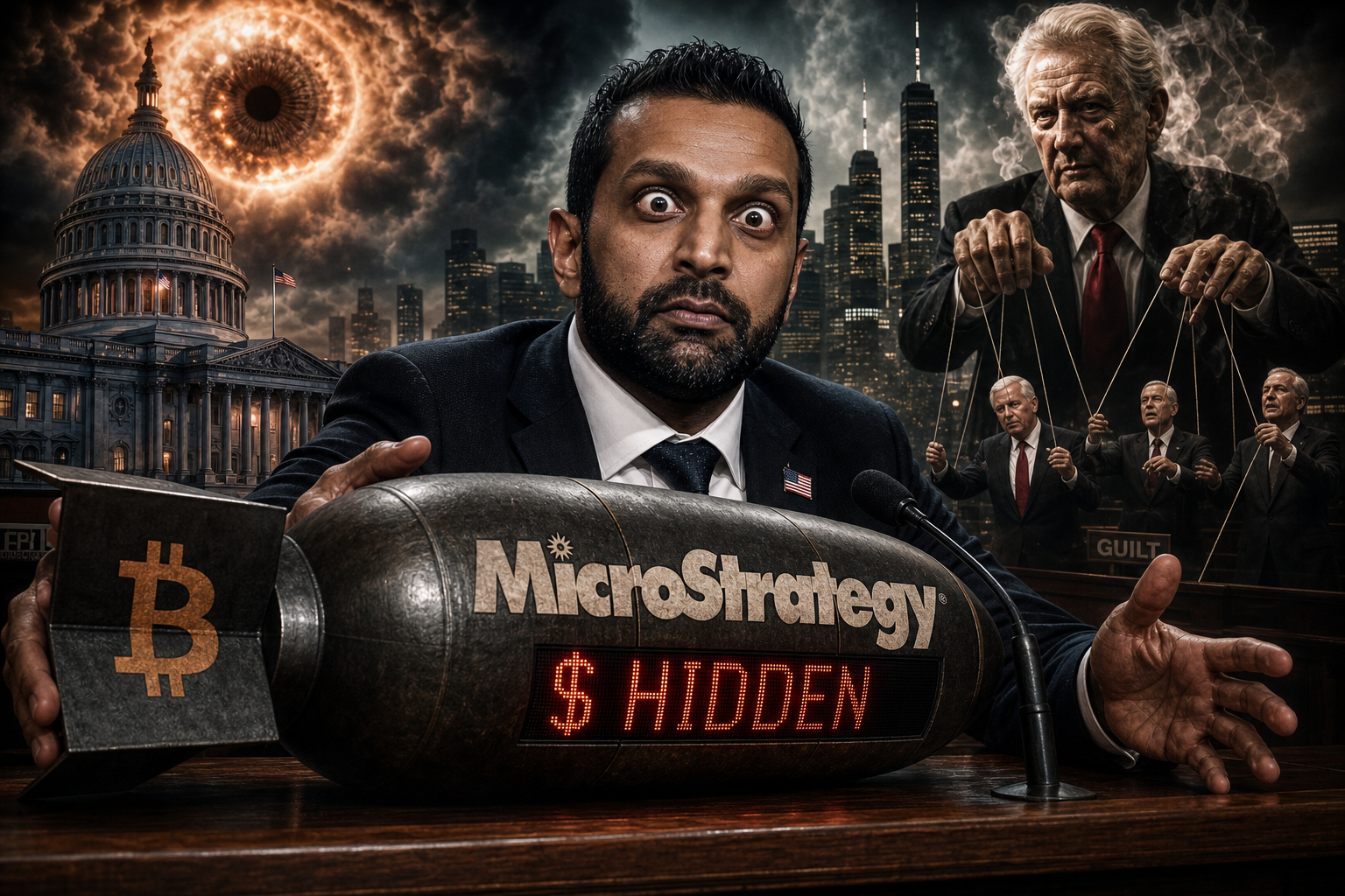 Kash Patel Hid MicroStrategy Stock Purchase, Exposing Elite Corruption And American Guilt