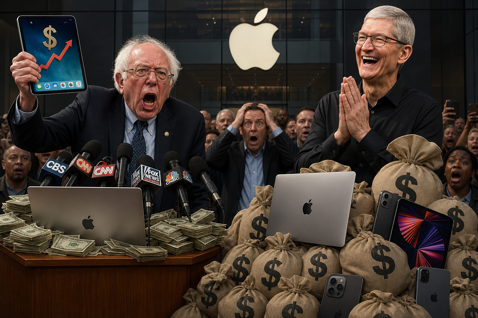 Apple Hikes MacBook And iPad Prices; Sanders Labels Move 'Corporate Greed'