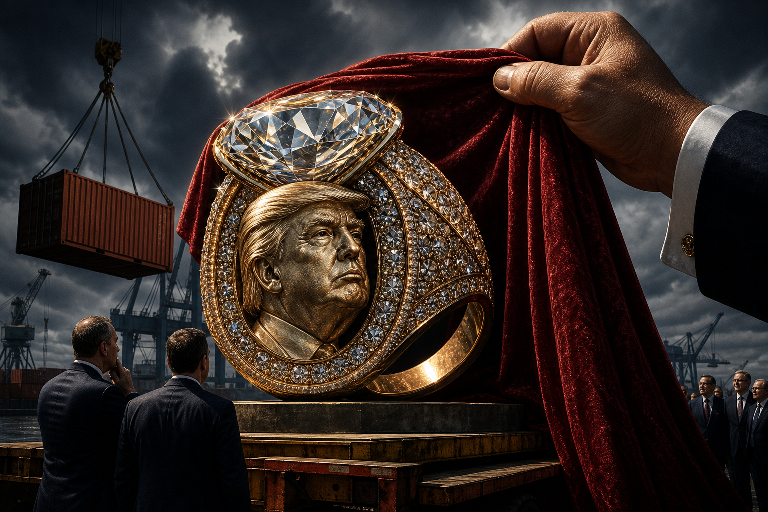 Antwerp Diamond Ring for Trump After Tariff Victory Fuels Gift Ethics Concerns